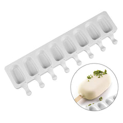 Ice Cream Mold Of 8-grid Silica Gel Ice Cream - Mubimart - Ice Cream Makers 