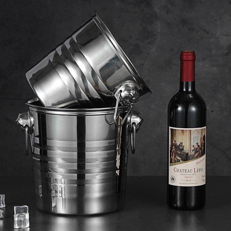 Ice Cube Bucket Commercial Frozen Wine Bucket Champagne Bucket Ice Bucket Red Wine Ice Bucket - Mubimart