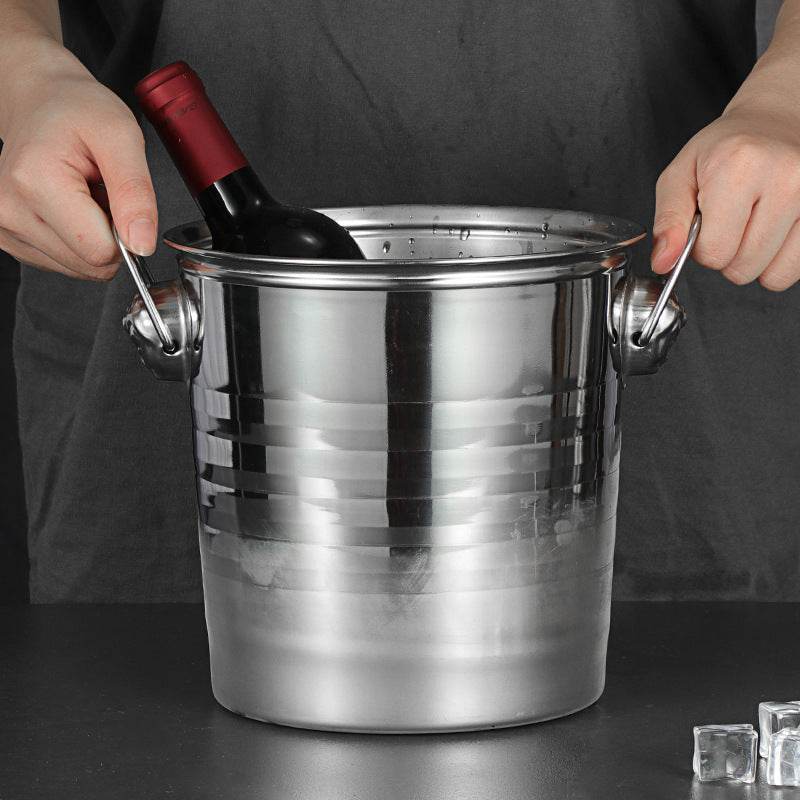 Ice Cube Bucket Commercial Frozen Wine Bucket Champagne Bucket Ice Bucket Red Wine Ice Bucket - Mubimart