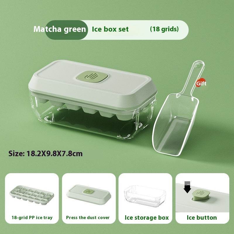 Ice Cube Mold Household Ice Hockey Silicone Press Ice Cube Tray - Mubimart
