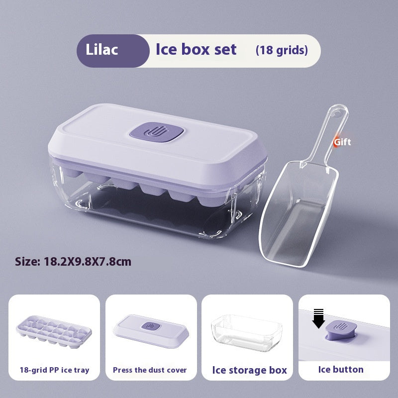 Ice Cube Mold Household Ice Hockey Silicone Press Ice Cube Tray - Mubimart -  