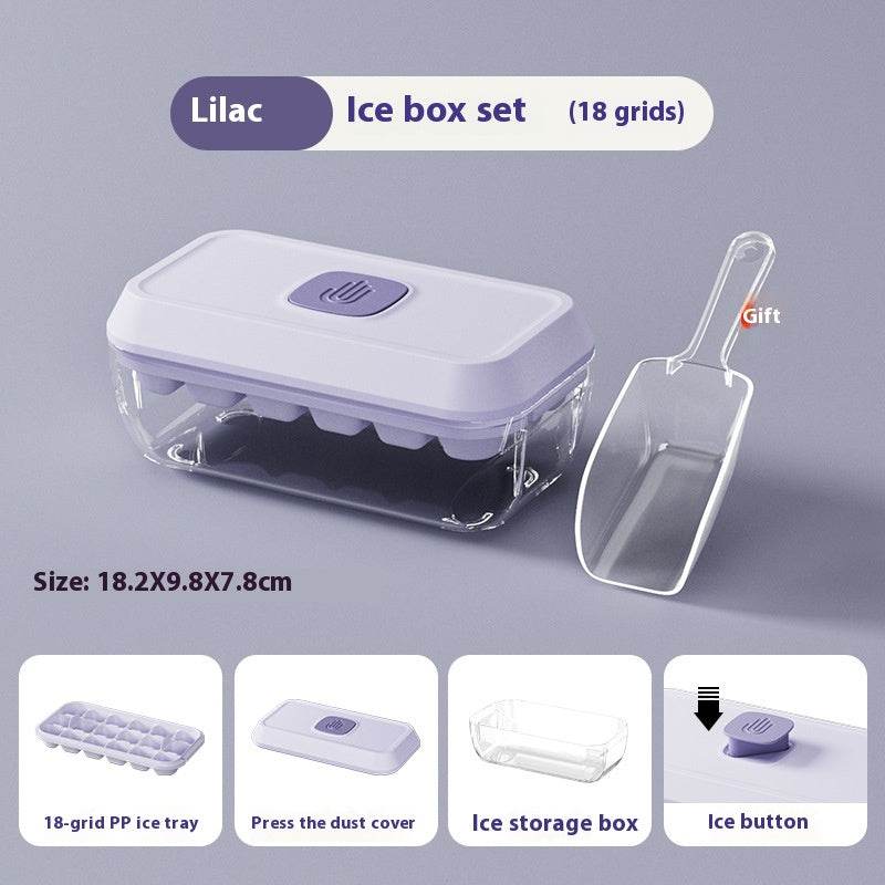 Ice Cube Mold Household Ice Hockey Silicone Press Ice Cube Tray - Mubimart