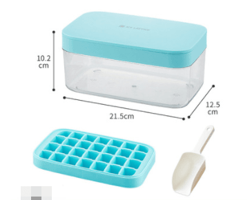 Ice Cube Mold Silicone Ice Tray Ice Making Mold Ice Box Ice Ball Storage Box Artifact - Mubimart