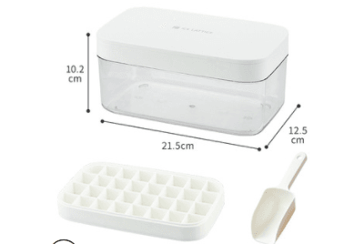 Ice Cube Mold Silicone Ice Tray Ice Making Mold Ice Box Ice Ball Storage Box Artifact - Mubimart