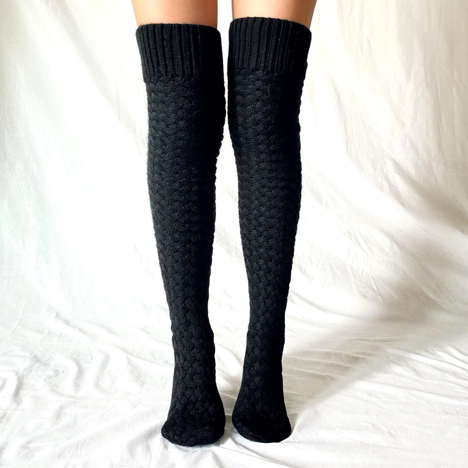 Mubimart Indoor Home Wool Keep Warm Knee Pads Room Socks Mubimart 