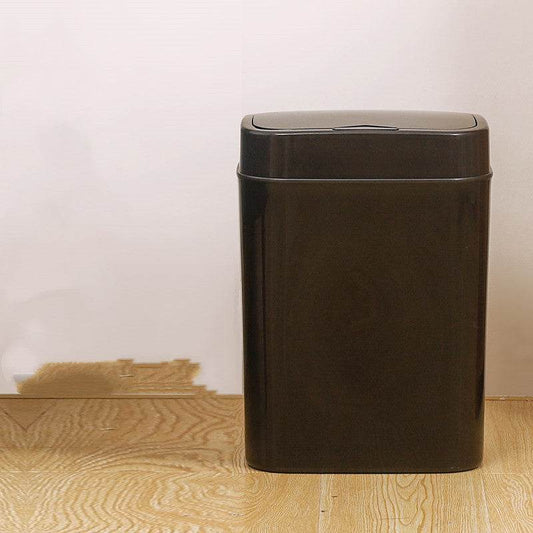 Induction Trash Can Household Smart Simple Trash Can With Lid - Mubimart