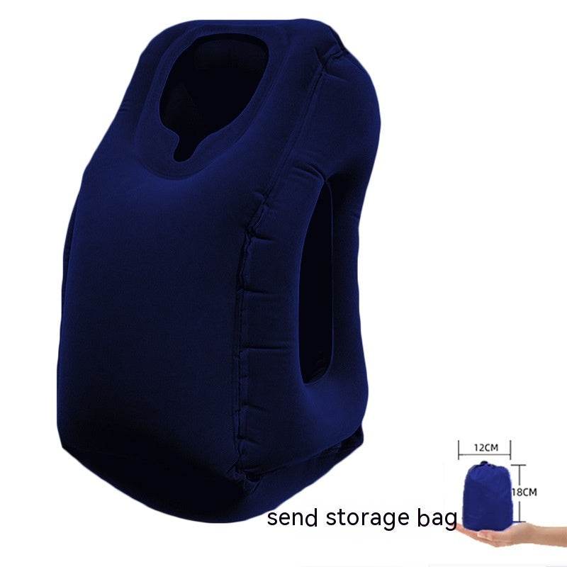 Inflatable Pillow Outdoor Airplane Travel - Mubimart