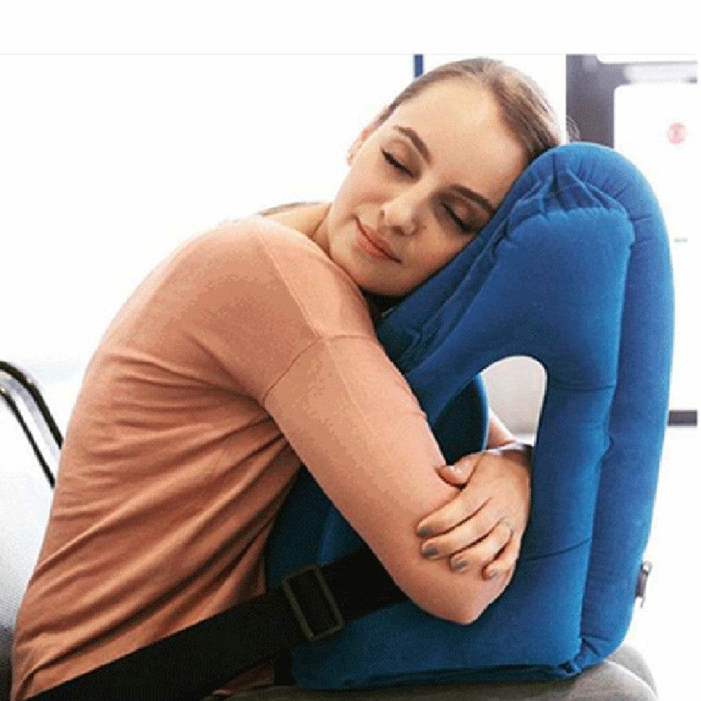 Inflatable Pillow Outdoor Airplane Travel - Mubimart