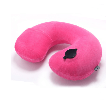 Inflatable U Shaped Pillow Travel Inflatable Pillow Car Neck Pillow Lunch Break Pillow Neck Pillow Portable - Mubimart