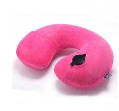 Inflatable U Shaped Pillow Travel Inflatable Pillow  Car Neck Pillow Lunch Break Pillow Neck Pillow Portable - Mubimart -  