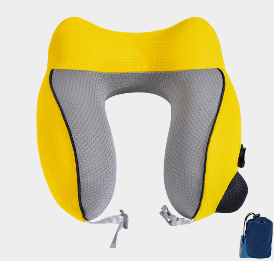 Inflatable u-pillow Travel pillow - Mubimart