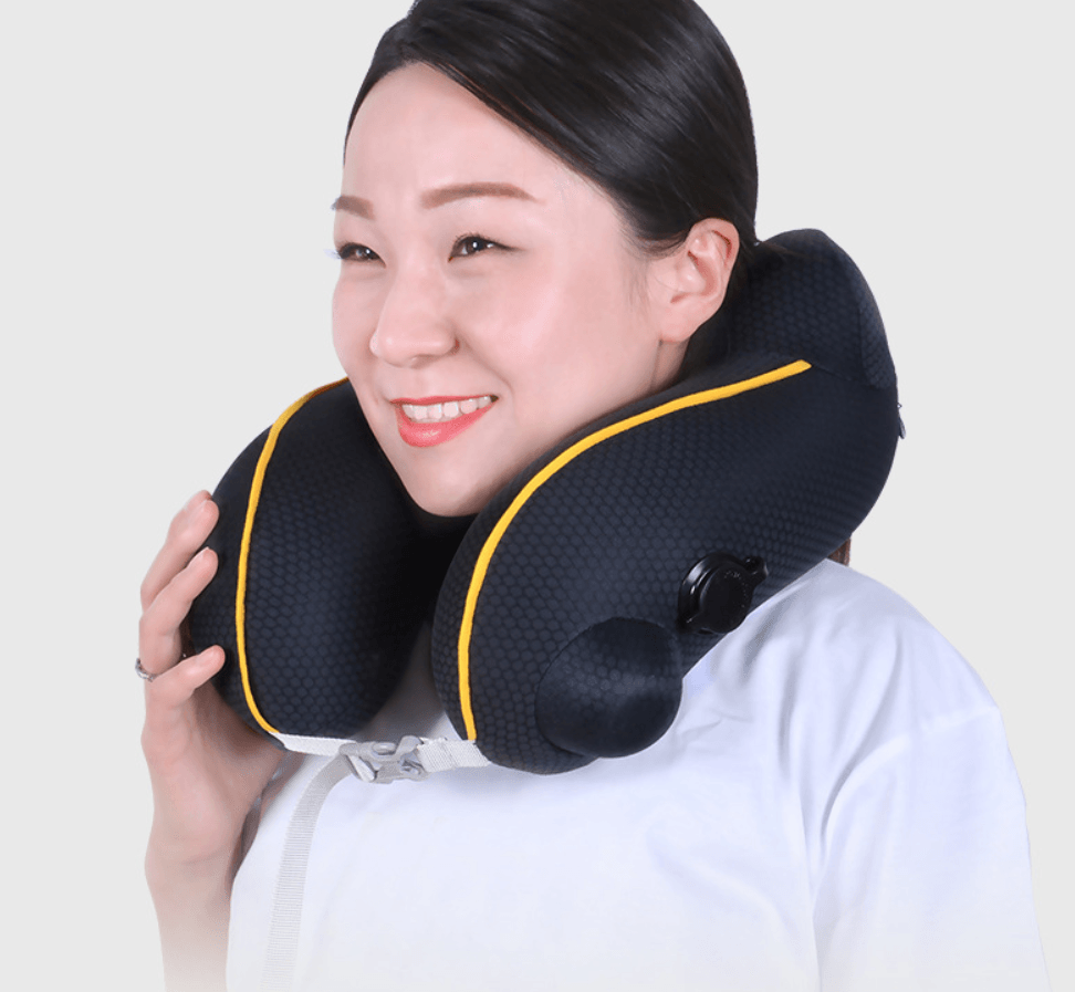 Inflatable u-pillow Travel pillow - Mubimart