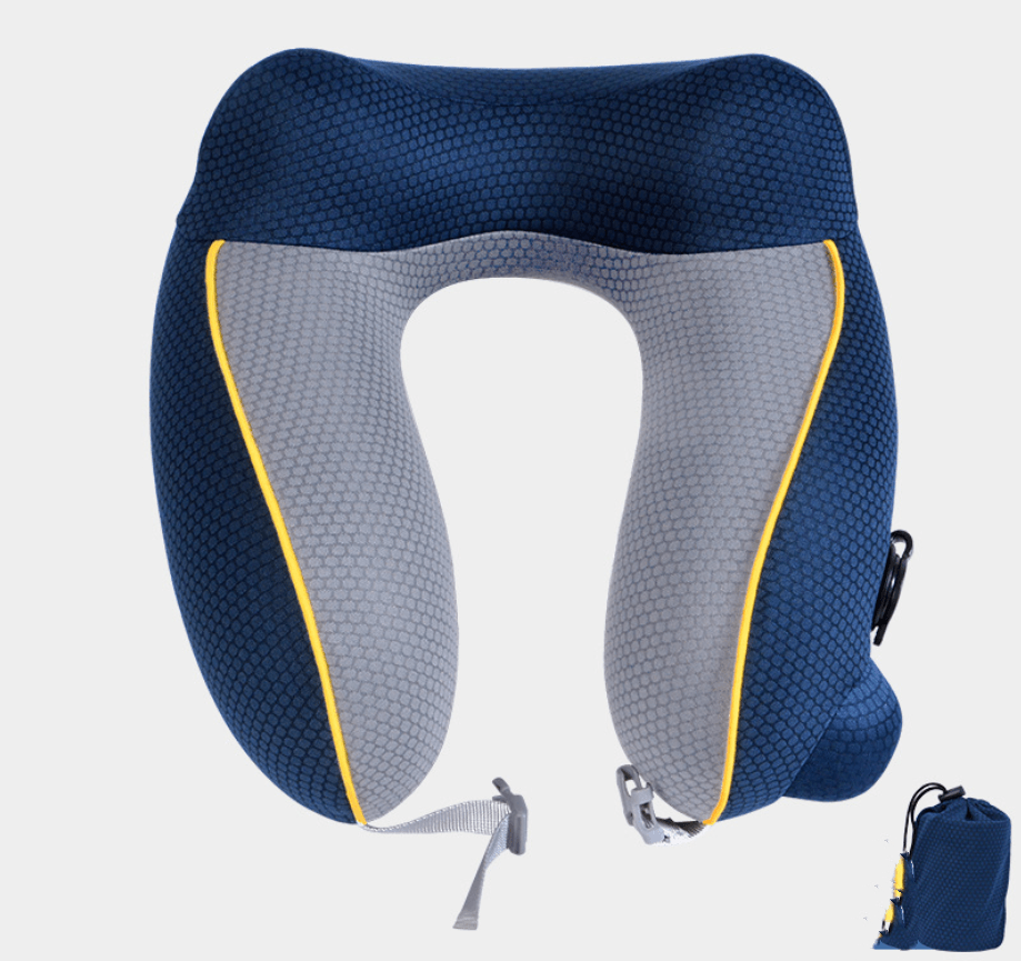 Inflatable u-pillow Travel pillow - Mubimart
