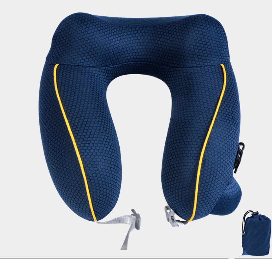 Inflatable u-pillow Travel pillow - Mubimart