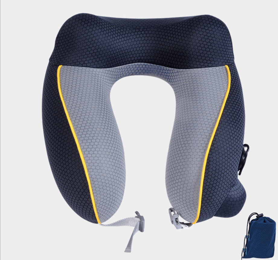 Inflatable u-pillow Travel pillow - Mubimart