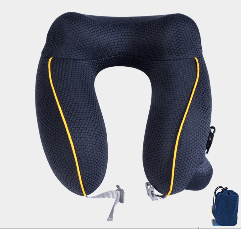 Inflatable u-pillow Travel pillow - Mubimart