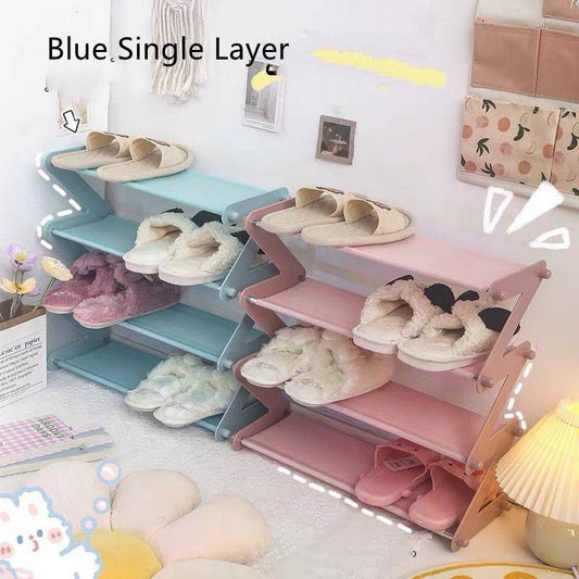 Inshe Children's Literary Baby Simple Shoe Rack - Mubimart