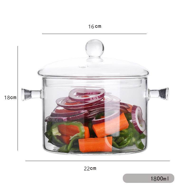 Instant Noodle Bowl, Transparent Saucepan, Milk Pot - Mubimart