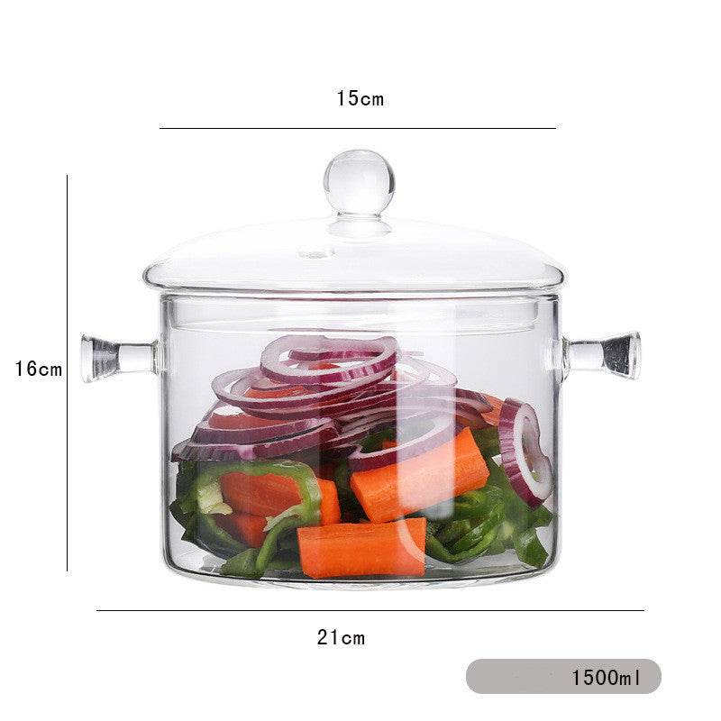 Instant Noodle Bowl, Transparent Saucepan, Milk Pot - Mubimart