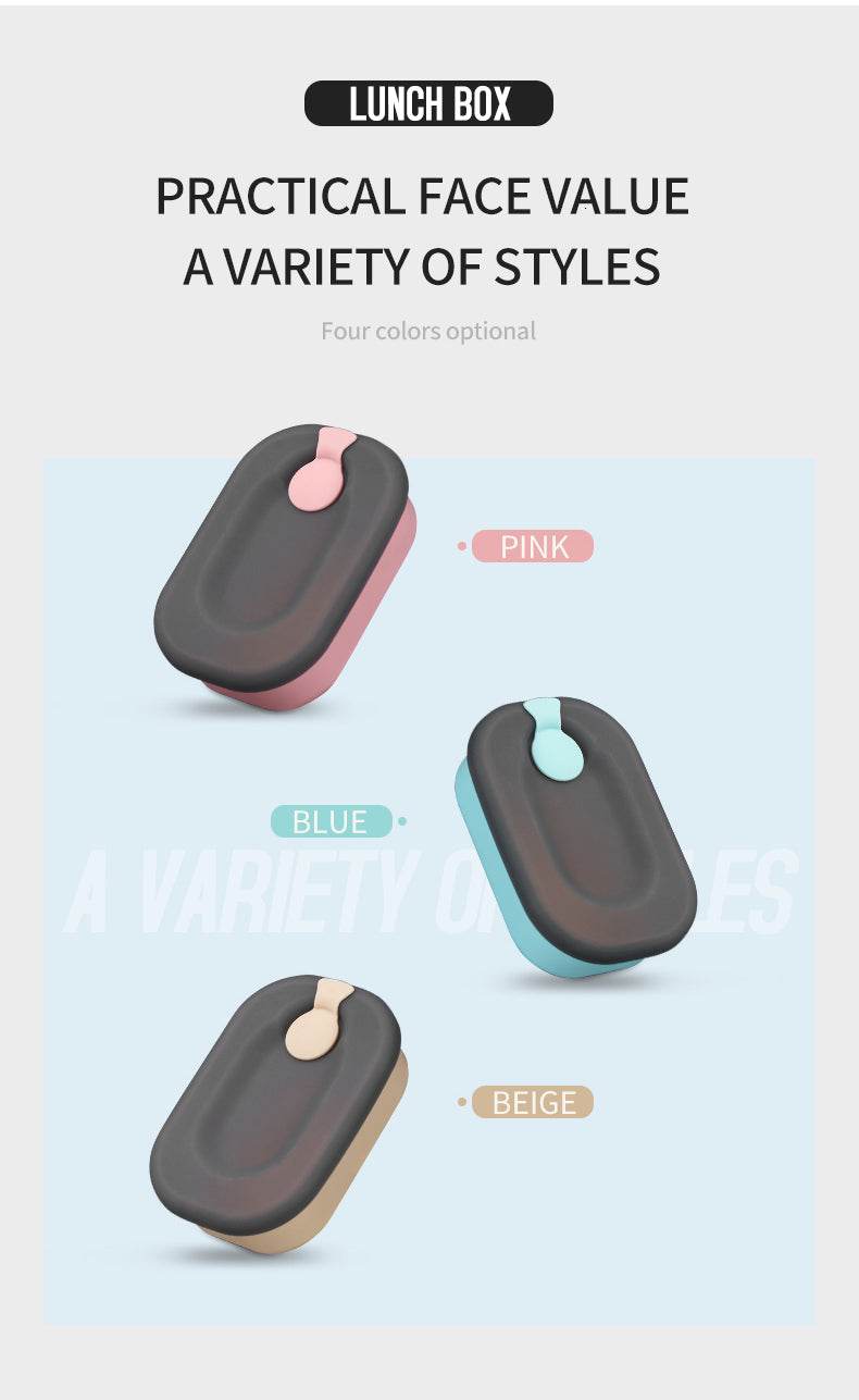 Insulated lunch box student lunch box - Mubimart