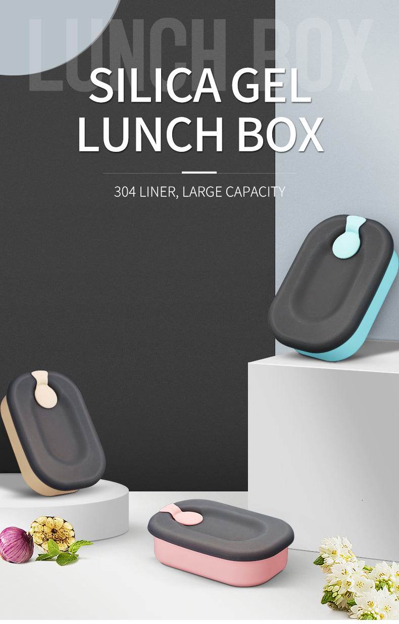 Insulated lunch box student lunch box - Mubimart