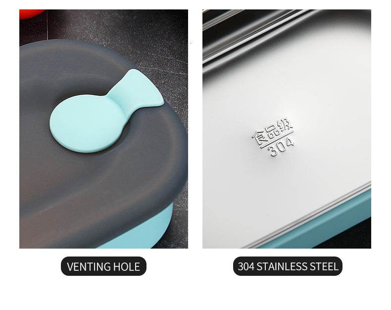 Insulated lunch box student lunch box - Mubimart