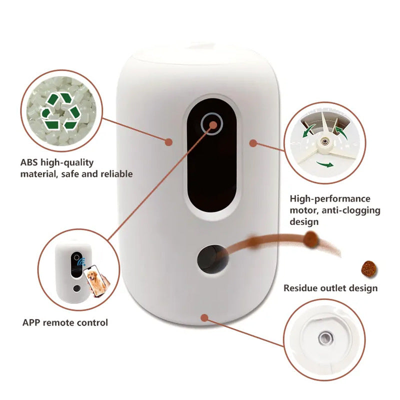 Intelligent Pet Automatic Quantitative Feeder - Mubimart -  