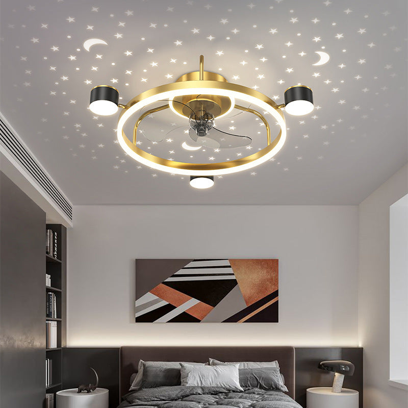 Intelligent Silent Ceiling Fan Lamp - Mubimart -  