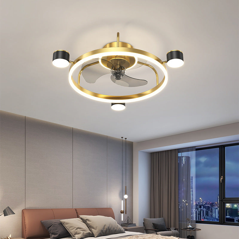 Intelligent Silent Ceiling Fan Lamp - Mubimart -  