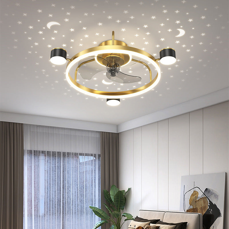 Intelligent Silent Ceiling Fan Lamp - Mubimart -  