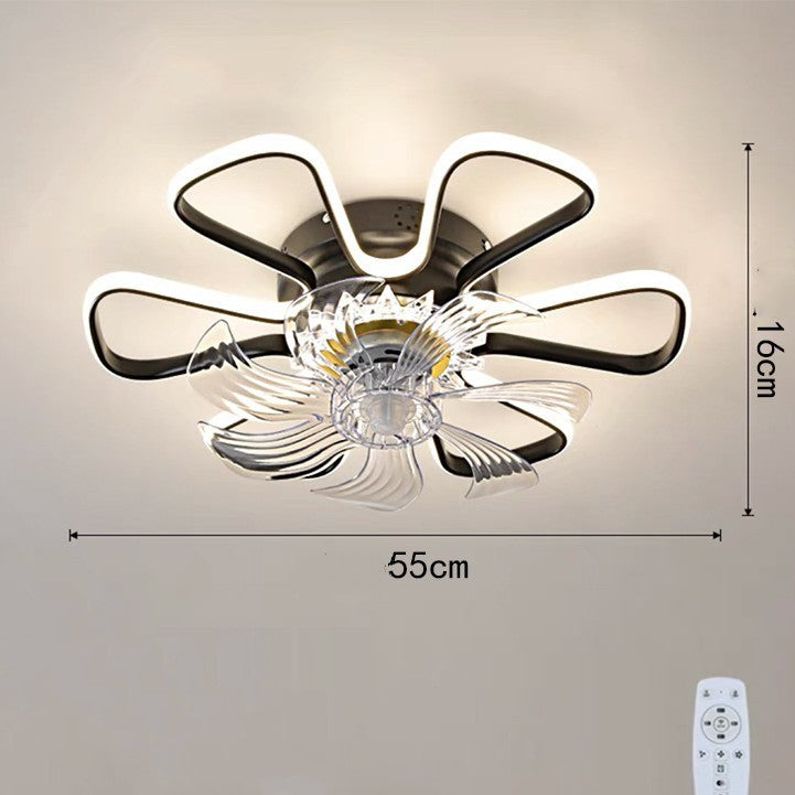 Intelligent Tmall Genie Voice Control Ceiling Fan Light - Mubimart -  