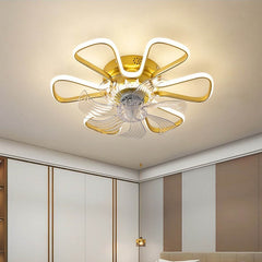 Intelligent Tmall Genie Voice Control Ceiling Fan Light - Mubimart - Ceiling Fans 