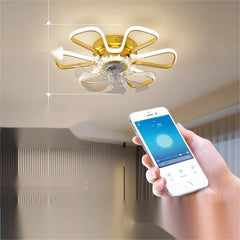 Intelligent Tmall Genie Voice Control Ceiling Fan Light - Mubimart -  