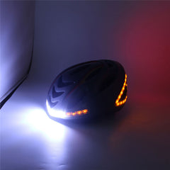 Intelligent steering helmet led bicycle equipment - Mubimart -  