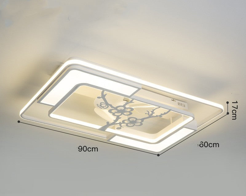 Invisible Electric Fan Lamp Ceiling Lamp - Mubimart -  