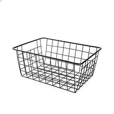 Iron Frame Storage Basket Multifunctional Sundries - Mubimart