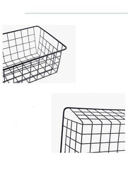 Iron Frame Storage Basket Multifunctional Sundries - Mubimart -  