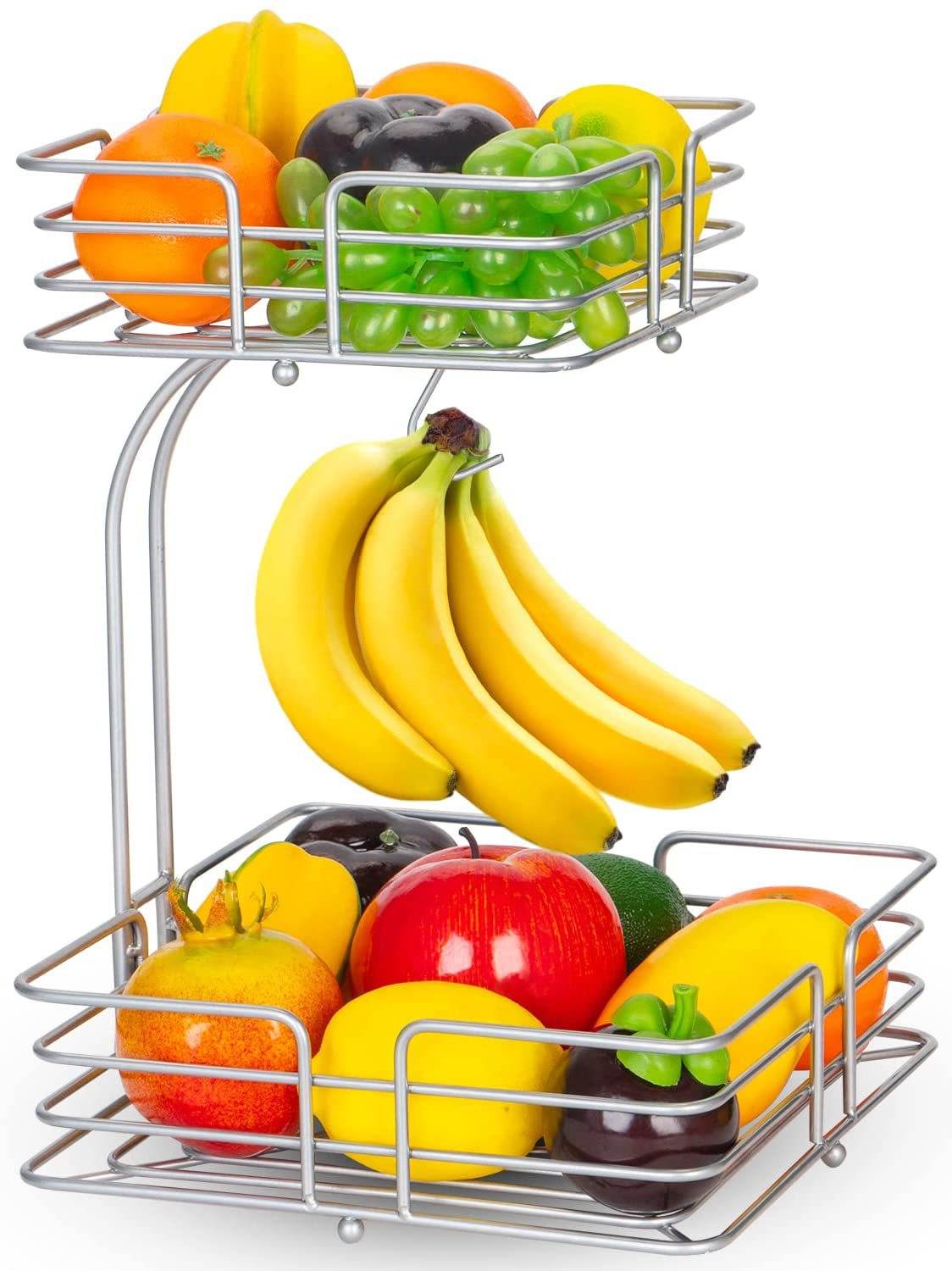 Iron Fruit Basket Kitchen Supplies Storage Convenient Disassembly - Mubimart