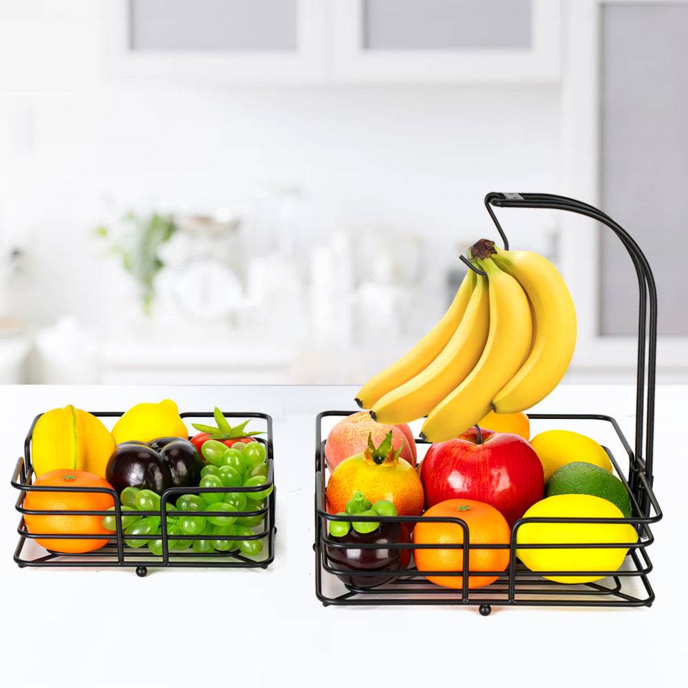 Iron Fruit Basket Kitchen Supplies Storage Convenient Disassembly - Mubimart