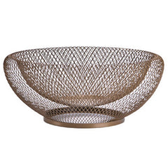 Iron Fruit Basket Simple Hollow Fruit Creative Basket - Mubimart - Metal basket 