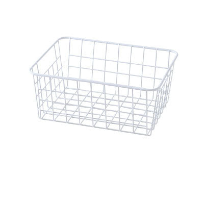 Iron Storage Basket Desktop Storage Basket - Mubimart -  