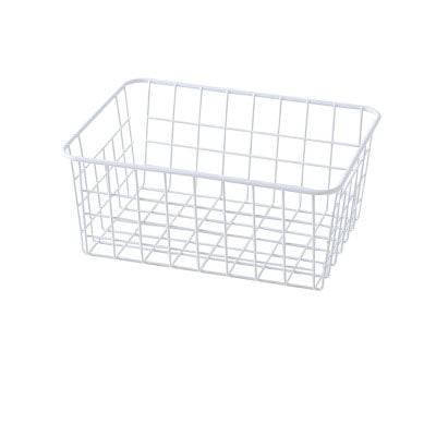 Iron Storage Basket Desktop Storage Basket - Mubimart