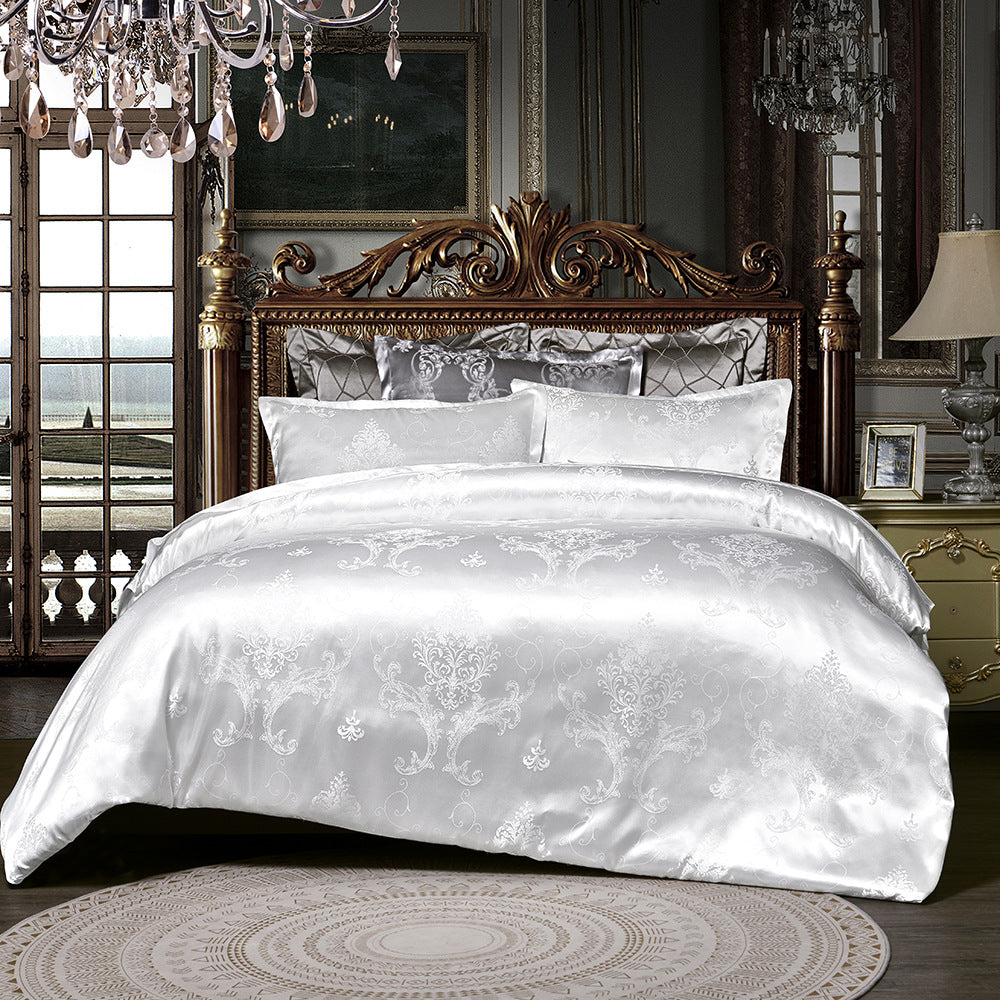 Jacquard duvet cover set - Mubimart -  