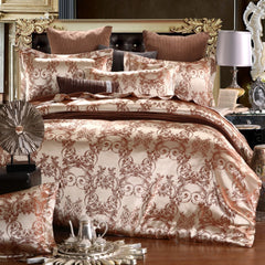 Jacquard duvet cover set - Mubimart -  