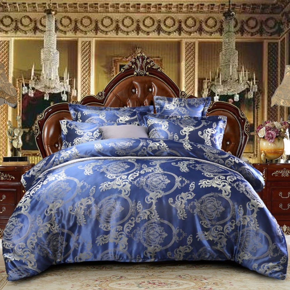 Jacquard duvet cover set - Mubimart -  