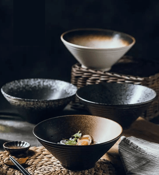 Japanese Ceramic Bowl Household Large Bowl Ramen Bowl - Mubimart