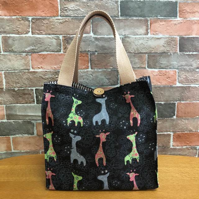 Japanese Cute Tote Bag Lunch Box Bag Lunch Bag Lunch Bag Canvas With Rice Mommy Bag Student Stew Pot - Mubimart