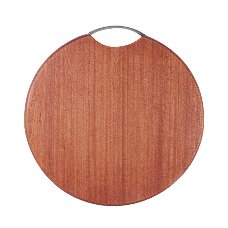 Japanese Ebony Cutting Board Whole Wood Cutting Board Household Solid Wood Cutting Board Circular Crack Proof Cutting Board Kitchen Cutting Board - Mubimart - Cutting Board 