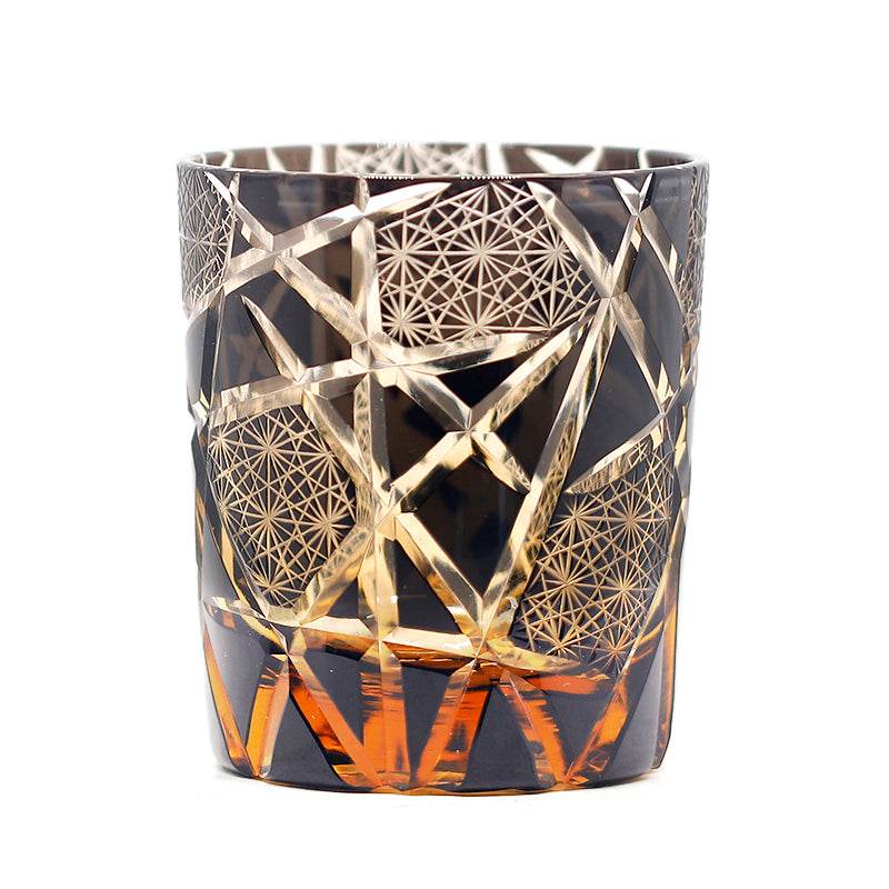 Japanese Hand-carved Wine Glass Crystal Glass Wine Glass - Mubimart