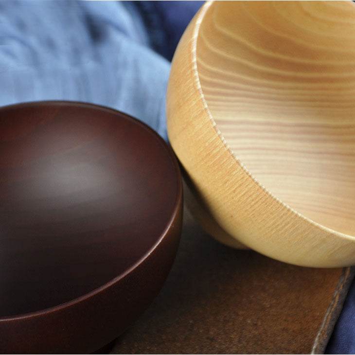 Japanese Jujube Wooden Bowl Wooden Rice Bowl Soup Bowl - Mubimart